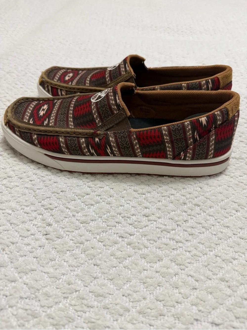 Twisted X Hooey Slip On Loper Moc Toe Loafer Shoe Men’s Size 11.5